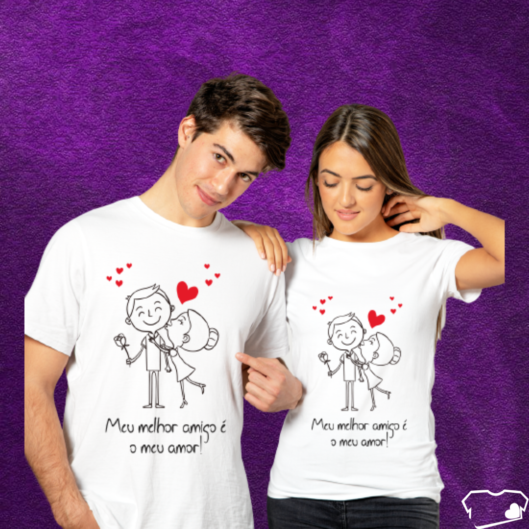 camisetas personalizadas para o dia do namorado